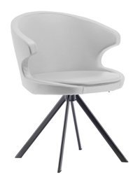 White Furniture GH002 Kolçaklı Beyaz Çalışma Sandalyesi