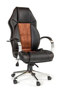 Bubu Home Canvella 2055 Kolçaklı Dönerli Siyah Çalışma Sandalyesi