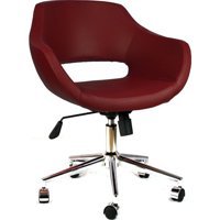 Bluetick TR1011 Kolçaklı Dönerli Bordo Çalışma Sandalyesi