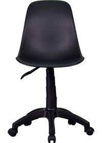 Vilinze Eames Dönerli Siyah Çalışma Sandalyesi