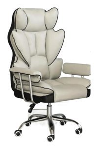Fcvgybh Başlıklı Kolçaklı Dönerli Gri Ergonomik nefes alabilen Çalışma Sandalyesi