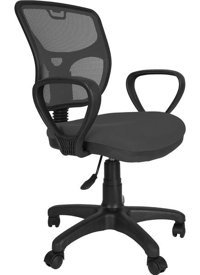 Gizmo FK1100 Kolçaklı Dönerli Antrasit Çalışma Sandalyesi