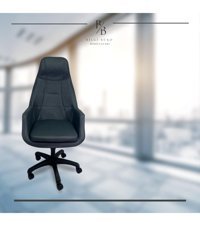 Bilgi Büro Mobilyaları UM01 Kolçaklı Dönerli Siyah Çalışma Sandalyesi