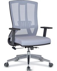 Uzay Ofis Air-X Kolçaklı Dönerli Gri Çalışma Sandalyesi