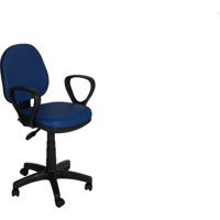 Büro Trend Trend Ekosekreter Kolçaklı Dönerli Mavi Çalışma Sandalyesi