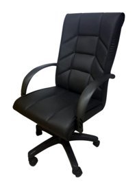 Hamle Ofis H-48 Kolçaklı Dönerli Siyah Çalışma Sandalyesi