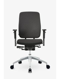 Grammer S-Line 6+ MFA Kolçaklı Dönerli Siyah Çalışma Sandalyesi