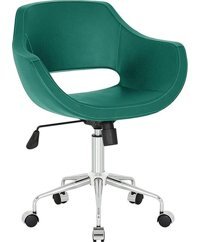 Beowo Design Kolçaklı Dönerli Turkuaz Çalışma Sandalyesi