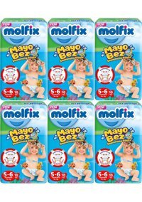 Molfix Swimming Pants 6 Numara Mayo Bebek Bezi 6x10 Adet