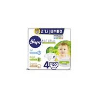 Sleepy Natural Ultra Hassas Maxi 4 Numara Organik Cırtlı Bebek Bezi 4x30 Adet