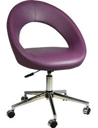 Bürocci 2222K0124 Dönerli Mor Çalışma Sandalyesi