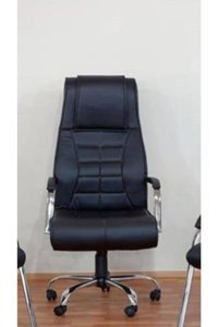 Ak Büro CSM01 Kolçaklı Dönerli Siyah Çalışma Sandalyesi