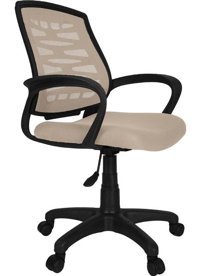 Gizmo FK1000 Kolçaklı Dönerli Krem Çalışma Sandalyesi