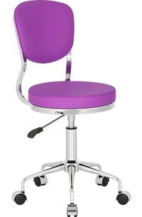 White Furniture Obje Dönerli Pembe Çalışma Sandalyesi