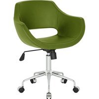 Beowo Design Kolçaklı Dönerli Yeşil Çalışma Sandalyesi
