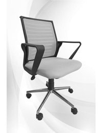 Obc Ofis Büro Concept Prime Kolçaklı Dönerli Gri Çalışma Sandalyesi