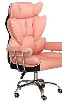Fcvgybh Başlıklı Kolçaklı Dönerli Pudra Pembe Çalışma Sandalyesi