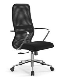 Metta Ergolife Sit 8 B2-8K Başlıklı Kolçaklı Dönerli Siyah Çalışma Sandalyesi