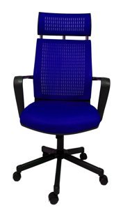 Gizmo FK1401 Kolçaklı Dönerli Lacivert Çalışma Sandalyesi