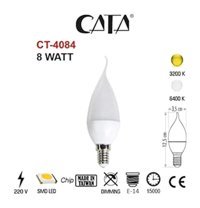 Cata Ct-4084 8 W E14 Kıvrık Led Ampul Gün Işığı 3200K