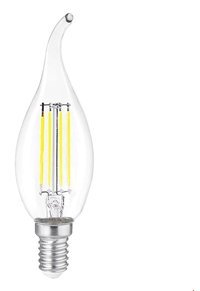 Heka Led Filament Rustik Ampul Kıvrık Uç 6w E14 6500k Beyaz Işık
