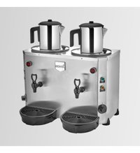 Remta De15 Jumbo Paslanmaz Çelik Demlikli 3000 W Işıklı Paslanmaz Çelik Gövdeli Gri Çay Makinesi