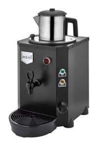 Remta Mini Jumbo De14 Paslanmaz Çelik Demlikli 1500 W Işıklı Paslanmaz Çelik Gövdeli Siyah Çay Makinesi