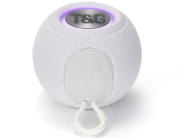 Torima Tgrm-337 5 W Radyolu Işıklı Taşınabilir Beyaz Bluetooth Kulaklık