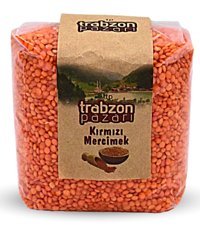 Trabzon Pazarı Kırmızı Mercimek 1 kg