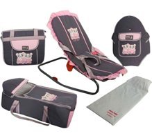 Nenny Bebek Lüx 18 kg Kapasiteli Taşıma Askılı Portbebe Gri-Pembe