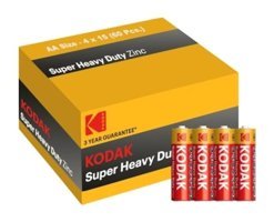 Kodak K3AHZ-S12 3 V Çinko AA / Kalem Pil 60'lı