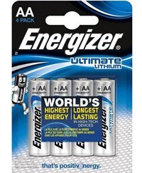 Energizer E91 1.5 V Lityum AA / Kalem Pil 4'lü
