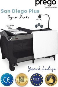 Prego San Diego 8026 Alüminyum 25 kg Kapasiteli Ayarlanabilir Katlanabilir 70x120 cm Park Yatak