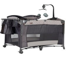 Prego 8023 Miami Alüminyum 25 kg Kapasiteli Ayarlanabilir Katlanabilir 70x110 cm Anne Yanı Park Yatak