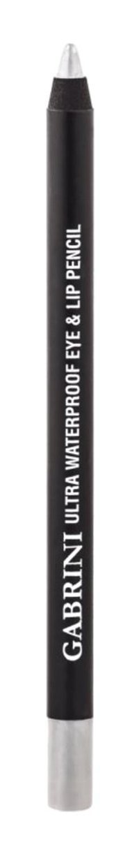 Gabrini Ultra Waterproof No:03 Metalik Simli Akmayan Açık Gri Göz Kalemi
