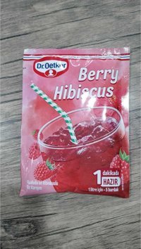 Dr. Oetker Berry Hibiskus Ahududu-Hibiskus Aromalı İçecek Tozu 90 gr