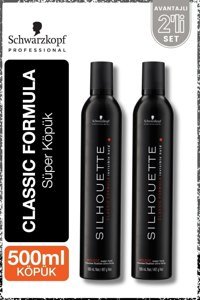 Schwarzkopf Silhouette Classic Normal Saçlar İçin Şekillendirici Saç Köpüğü 2x500 ml