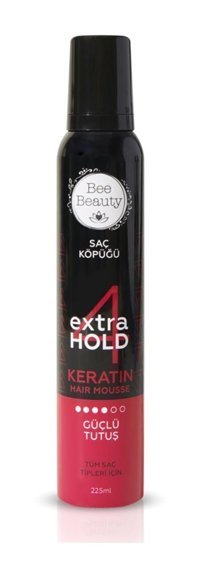 Bee Beauty Extra Hold 4 Keratin Tüm Saçlar İçin Şekillendirici Saç Köpüğü 225 ml