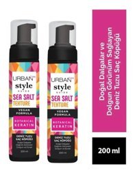 Urban Care Style Guide Sea Salt Texture İçin Şekillendirici Saç Köpüğü 2x200 ml