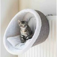 Trixie 43144 Yıkanabilir Tek Fonksiyonlu 38x34 cm Kalorifer Kedi Yatağı Beyaz-Gri