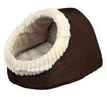 Trixie 394117 Yıkanabilir Tek Fonksiyonlu 35x26x41 cm Mağara Kedi Yatağı Bej-Kahverengi