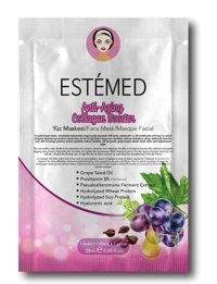 Estemed Collagen Booster Anti-Aging Sheet Nemlendirici Kağıt Yüz Maskesi