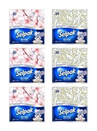 Selpak Deluxe Desenli Kağıt Peçete 120'li