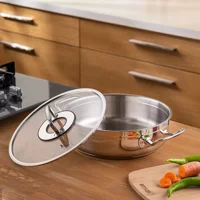 Emsan Elite İndüksiyon Çelik 28 cm Basık Karnıyarık Tencere