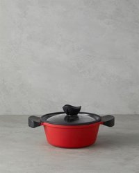 English Home Red Love İndüksiyon Döküm 20 cm Derin Tencere