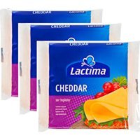 Lactima Dilimli Cheddar İnek Peyniri 3x130 gr