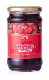 OTS Organik Çilek Reçeli 360 gr