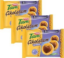 Torku Tam Çikolatam Çikolatalı Bisküvi 3x249 gr 3 Adet