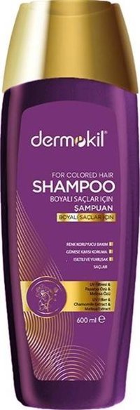 Dermokil Renk Koruyucu Boyalı Saçlar Tüm Saçlar İçin Şampuan 600 ml