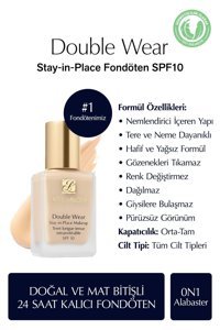 Estée Lauder Double Wear Stay in Place Likit Serum Fondöten 30 ml